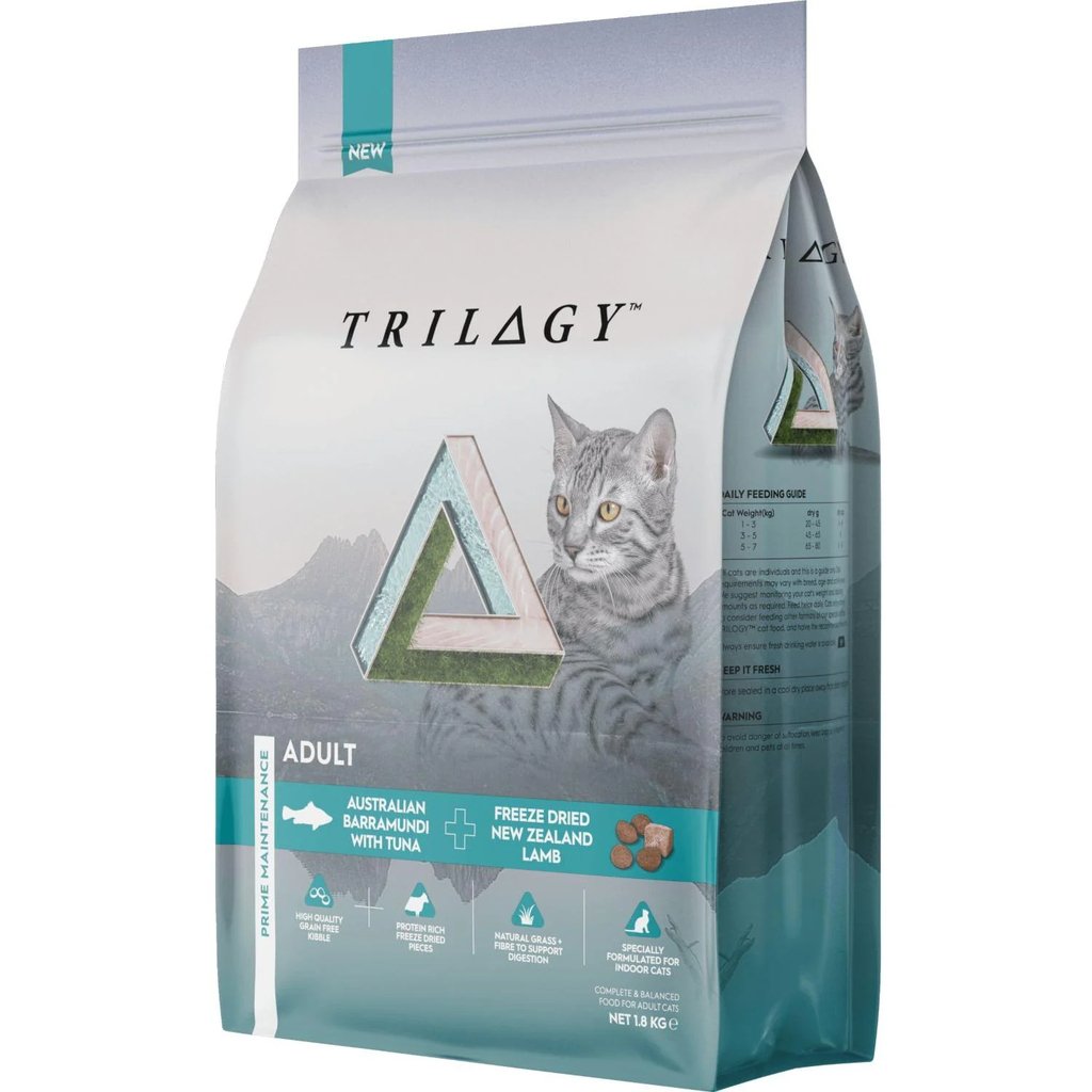 Trilogy Adult Cat Barramundi with Pacific Island Tuna and Lamb 1.8kg