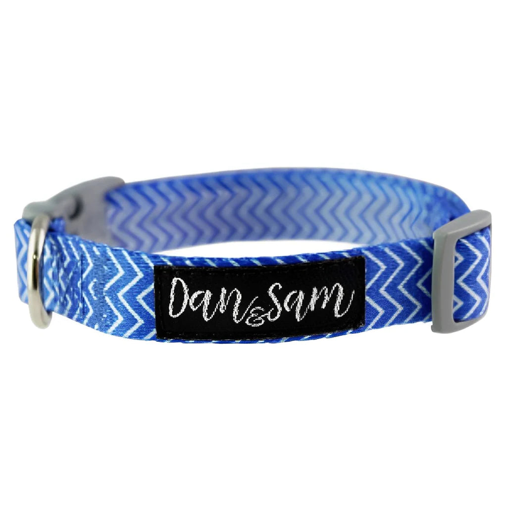 Dan & Sam Dog Adjustable Polyester Webbing Collar – Ziggy