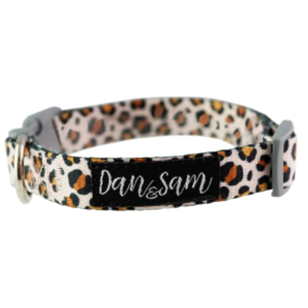 Dan & Sam Dog Adjustable Polyester Webbing Collar – Wild One