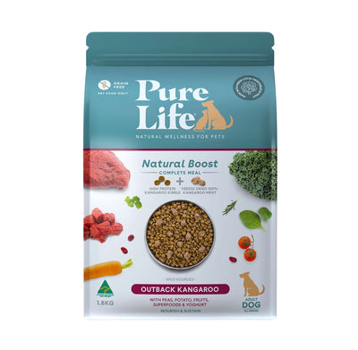 Pure Life Adult Dog Grain Free Dry Food Outback Kangaroo Recipe