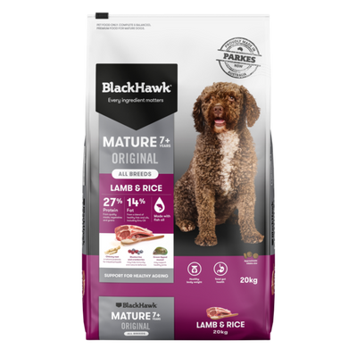 Black Hawk Mature Dog Dry Food Lamb & Rice Recipe