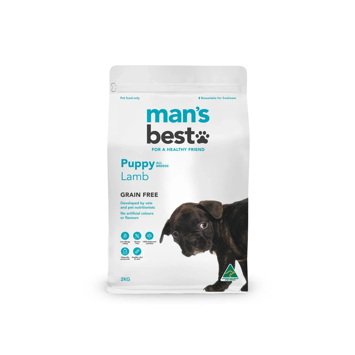 Man's Best Puppy Dry Food Grain Free Lamb Recipe