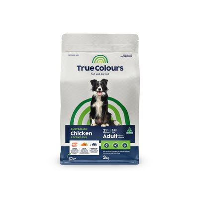 True Colours Adult Dog Dry Food Australian Chicken and Brown Rice