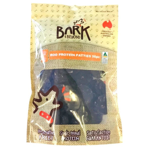 Bark & Beyond Dog Treats Roo Protein Patties