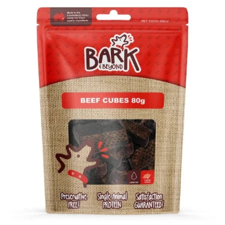 Bark & Beyond Beef Cubes Dog Treats