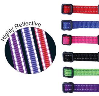 Beau Pets Puppy Reflective Thread Adjustable Dog Collar