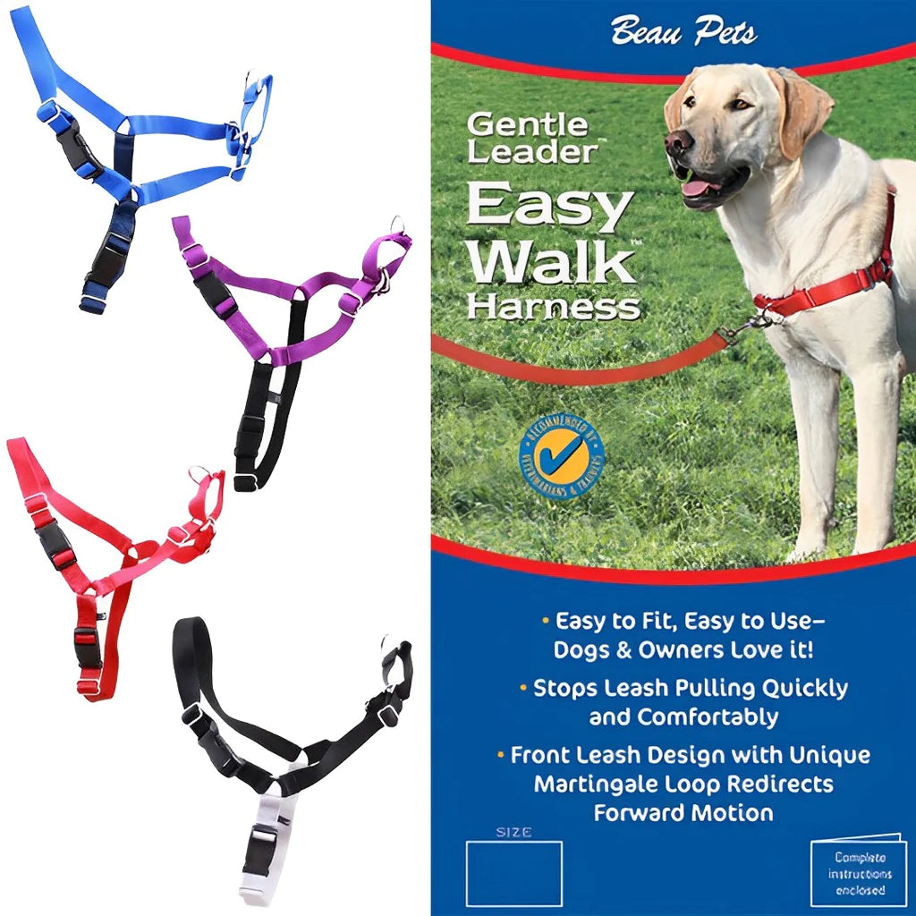 Beau Pets Gentle Leader Dog Harness – Blue