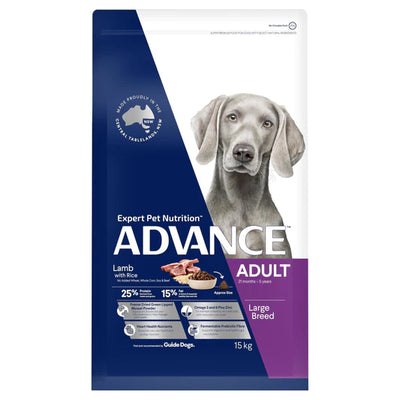 Advance Adult Dog Food Large Breed Lamb with Rice Recipe 15Kg