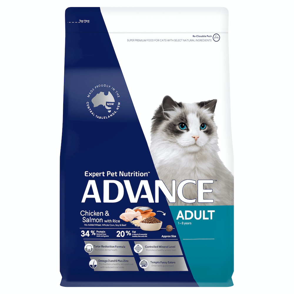 Advance Adult Cat Dry Food Chicken & Salmon with Rice