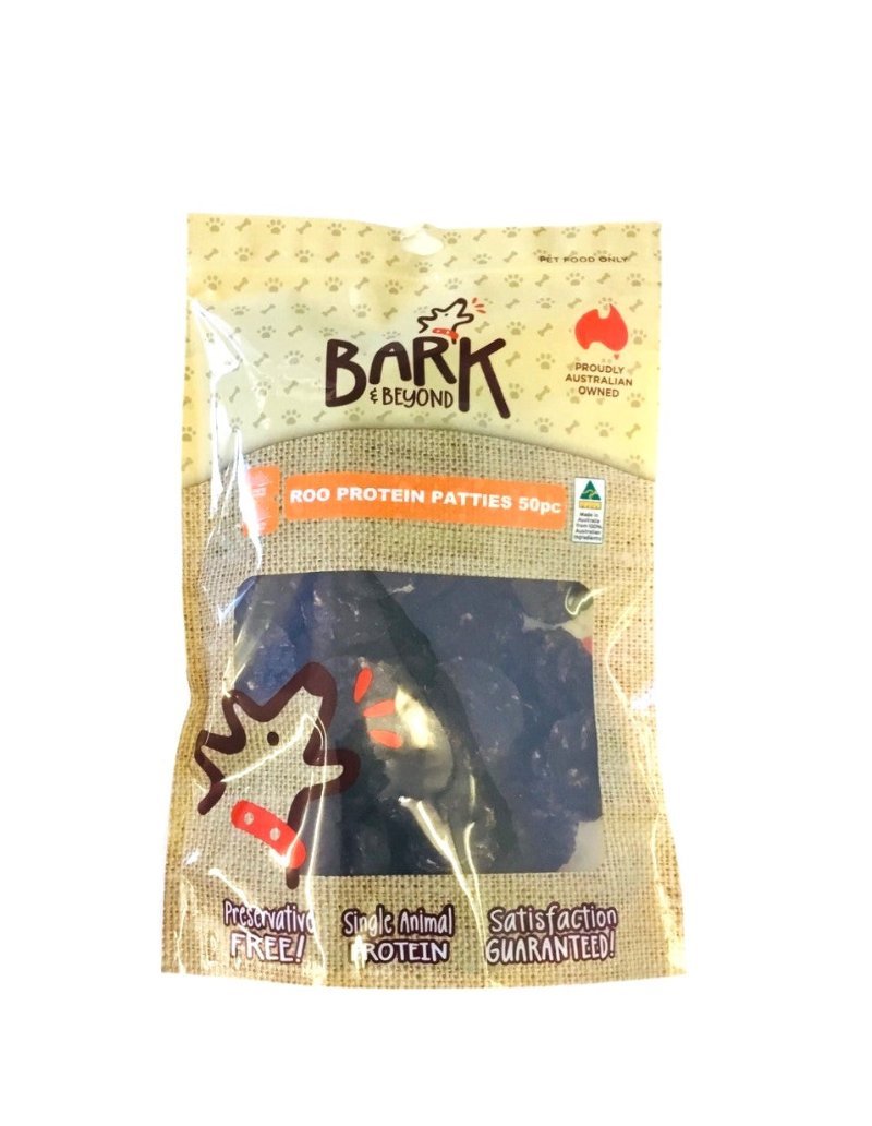 Bark & Beyond Dog Treats Roo Protein Patties