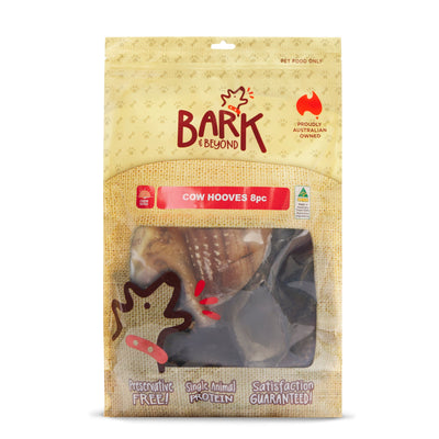 Bark & Beyond Cow Hooves Dog Treats - 8pc