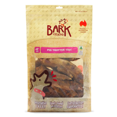 Bark & Beyond Pig Trotters Dog Treats - 10pc