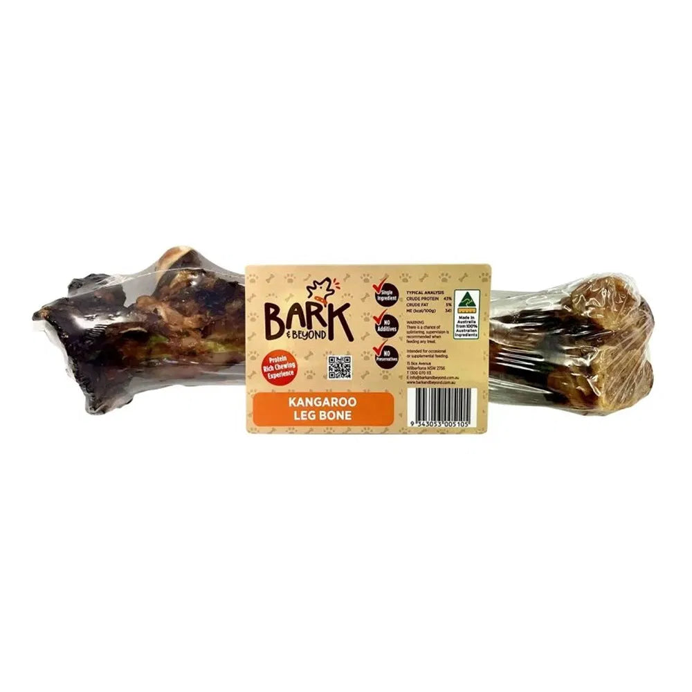 Bark & Beyond Kangaroo Leg Bone Dog Chew