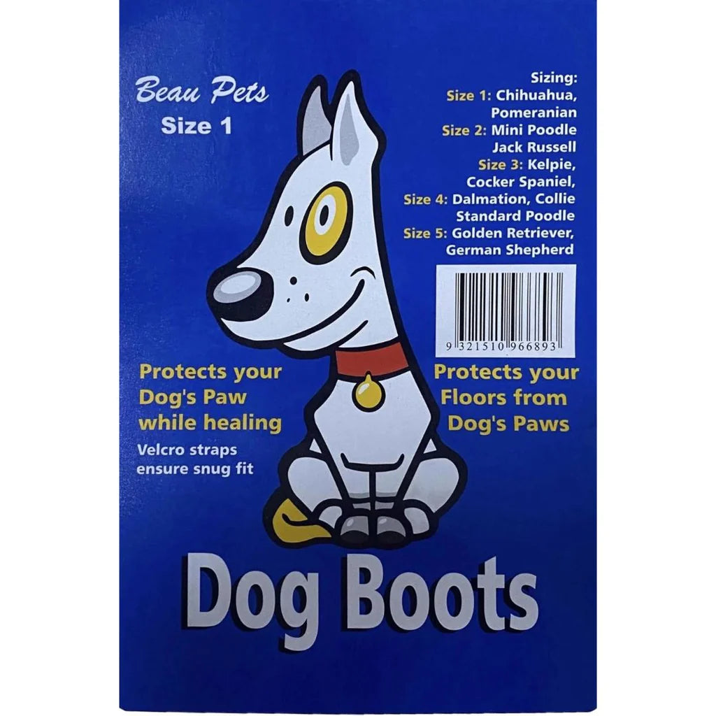 Beau Pets Dog Boots - 2 x Boots