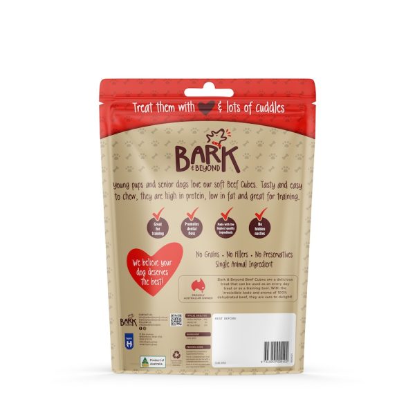 Bark & Beyond Beef Cubes Dog Treats