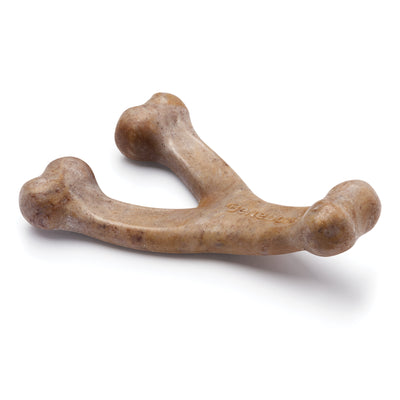 Benebone Bacon Puppy Wishbone Chew Toy