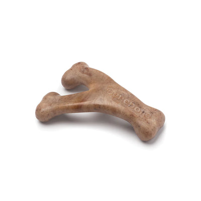 Benebone Bacon Puppy Wishbone Chew Toy