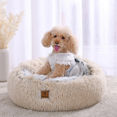 Charlie's Snookie Hooded Pet Bed - Cream