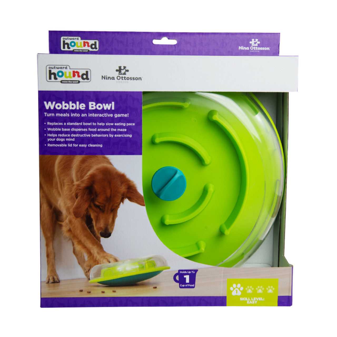 Outward Hound Nina Ottosson Dog Wobble Bowl (Level 1)