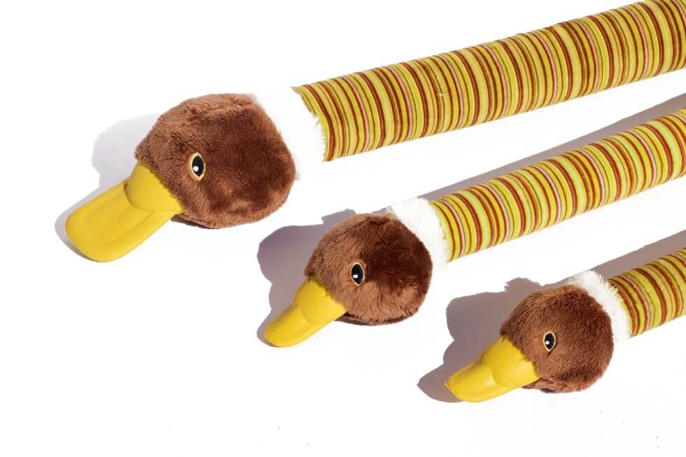 GiGwi Dog Toy Crunchy Neck - Plush Duck