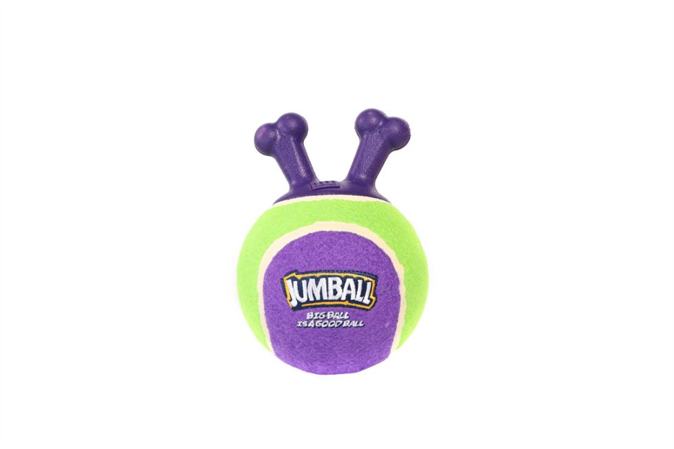 GiGwi Jumball Tennis Ball - Green/Purple