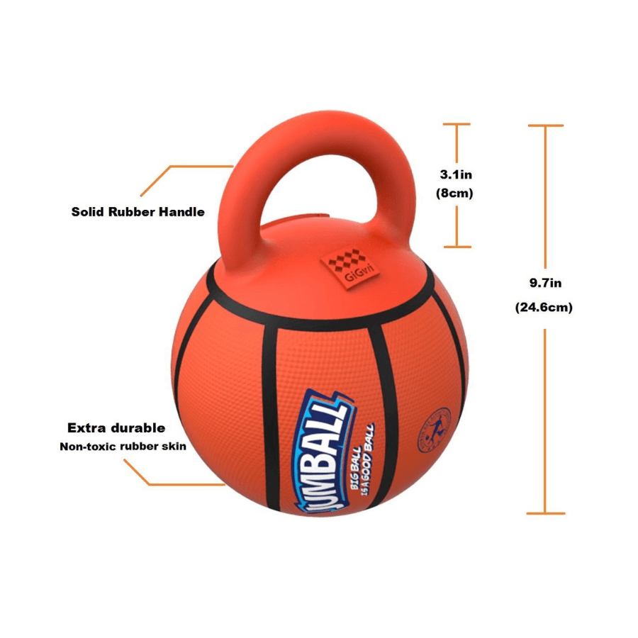 GiGwi Jumball Basketball Dog Toy