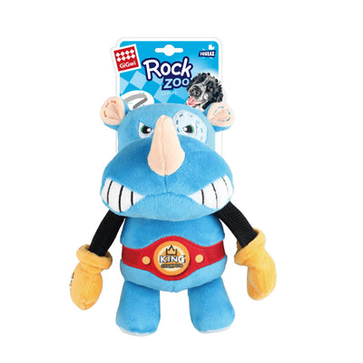 Gigwi Rock Zoo Dog Toy - Boxer Rhino