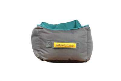 GiGwi Bolster Bed Green/Grey (M/L)