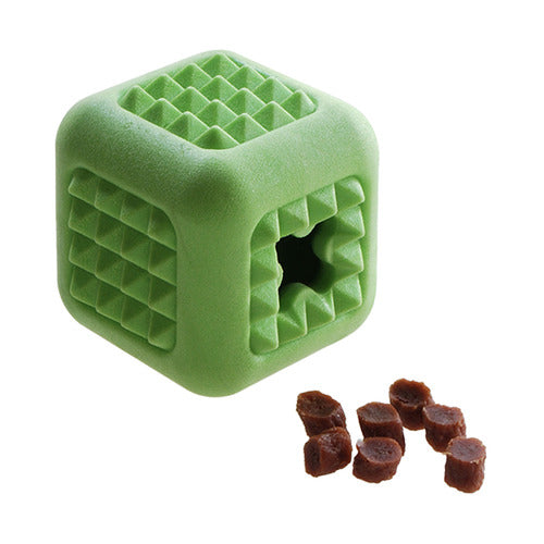 RUFF Play TPR Foam Dog Toy Treat Cube