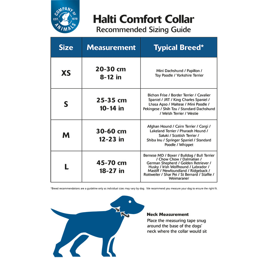 Company of Animals Halti Dog Red Comfort Collar (XS/S/M/L)