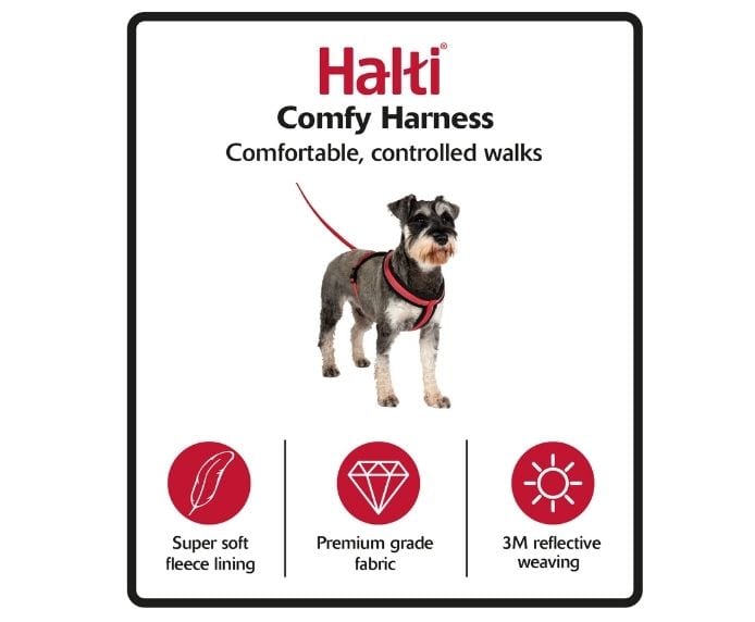 Company of Animals Halti Dog Red Comfy Harness - Extra Small