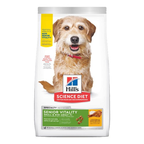 Hill’s Science Diet Adult Dog Food (7+) Small & Mini Breed Chicken & Rice Recipe- 1.58kg