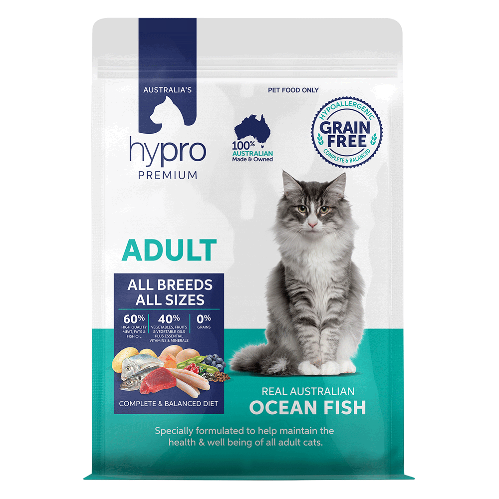 Hypro Premium Adult Cat Grain Free Dry Food Ocean Fish Recipe