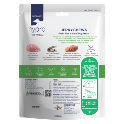 Hypro Premium Jerky Chews Dog Treats Chicken 100g