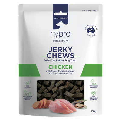 Hypro Premium Jerky Chews Dog Treats Chicken 100g