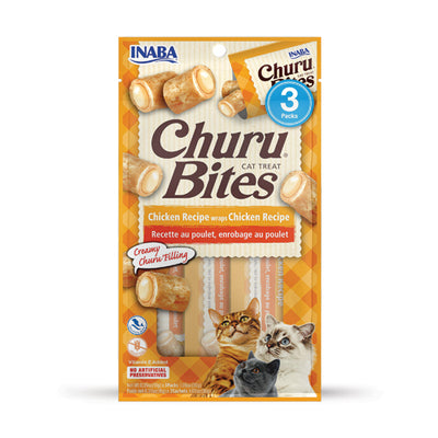 Inaba Cat Churu Bites Chicken Recipe Wraps 6x30g