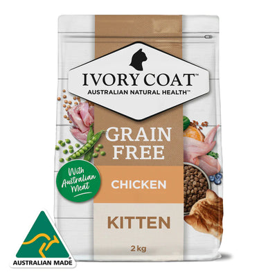 Ivory Coat Kitten Dry Food Grain Free Chicken Recipe 2kg