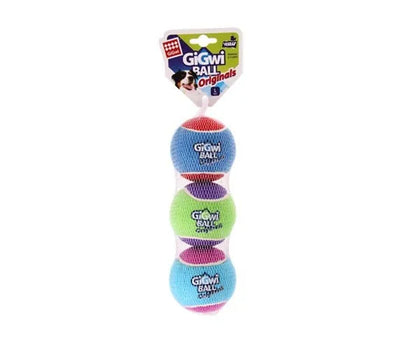 GiGwi Originals Dog Tennis Ball - 3 Pack