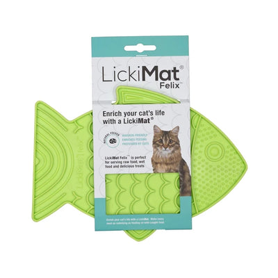 LickiMat Felix For Cats - Green