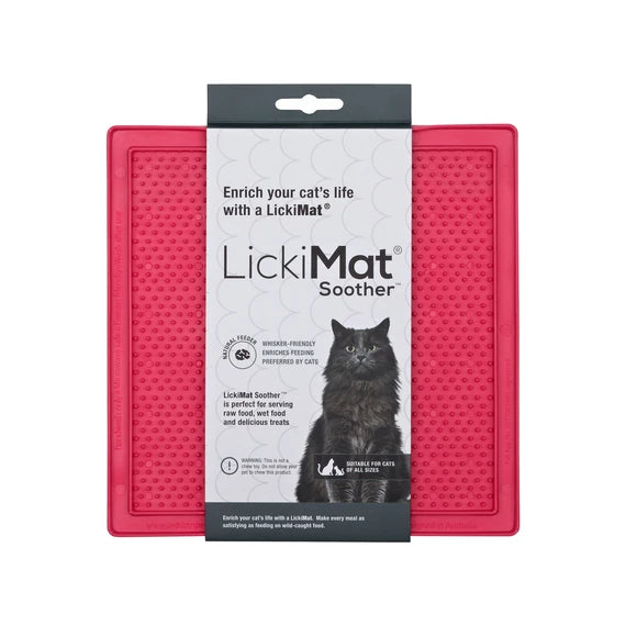 LickiMat Soother For Cats - Pink