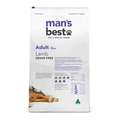 Man's Best Adult Dog Dry Food Grain Free Lamb Recipe