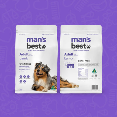 Man's Best Adult Dog Dry Food Grain Free Lamb Recipe