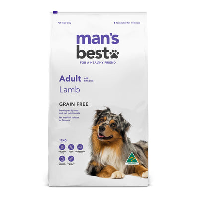 Man's Best Adult Dog Dry Food Grain Free Lamb Recipe