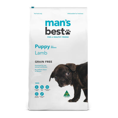 Man's Best Puppy Dry Food Grain Free Lamb Recipe