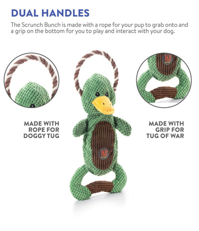 Outward Hound Scrunch Bunch Dog Toy - Duck