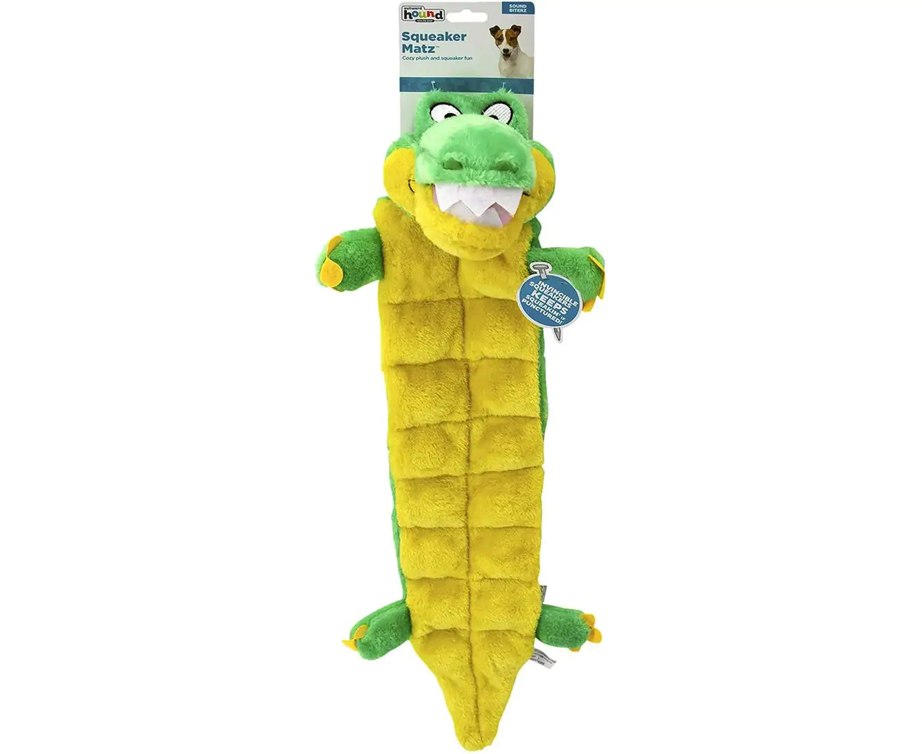 Outward Hound Squeaker Matz Dog Toy - Extra Large Gator