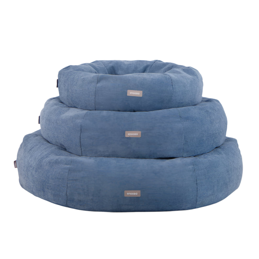 Snooza Panelled Cuddler Dog Bed- River