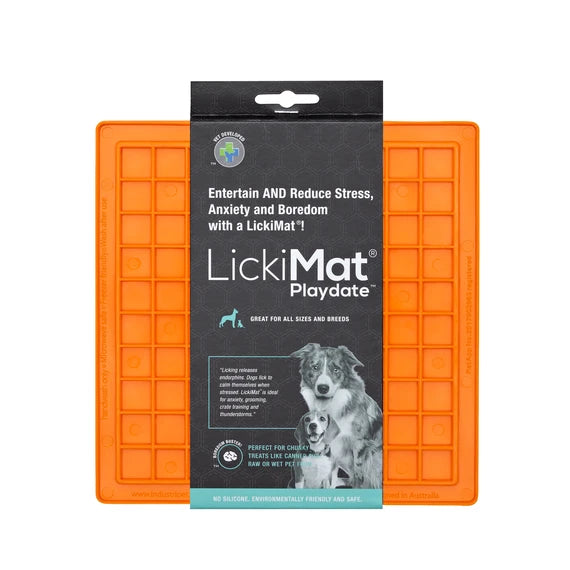 LickiMat Playdate Tuff Series - Orange