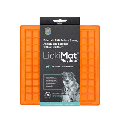 LickiMat Playdate Tuff Series - Orange