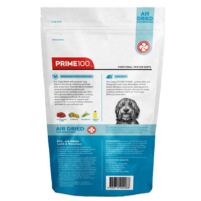 Prime100 SPD Air Dried Dog Food Lamb & Rosemary 120g